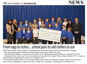 Rags 2 Riches 4 Schools clothes collections